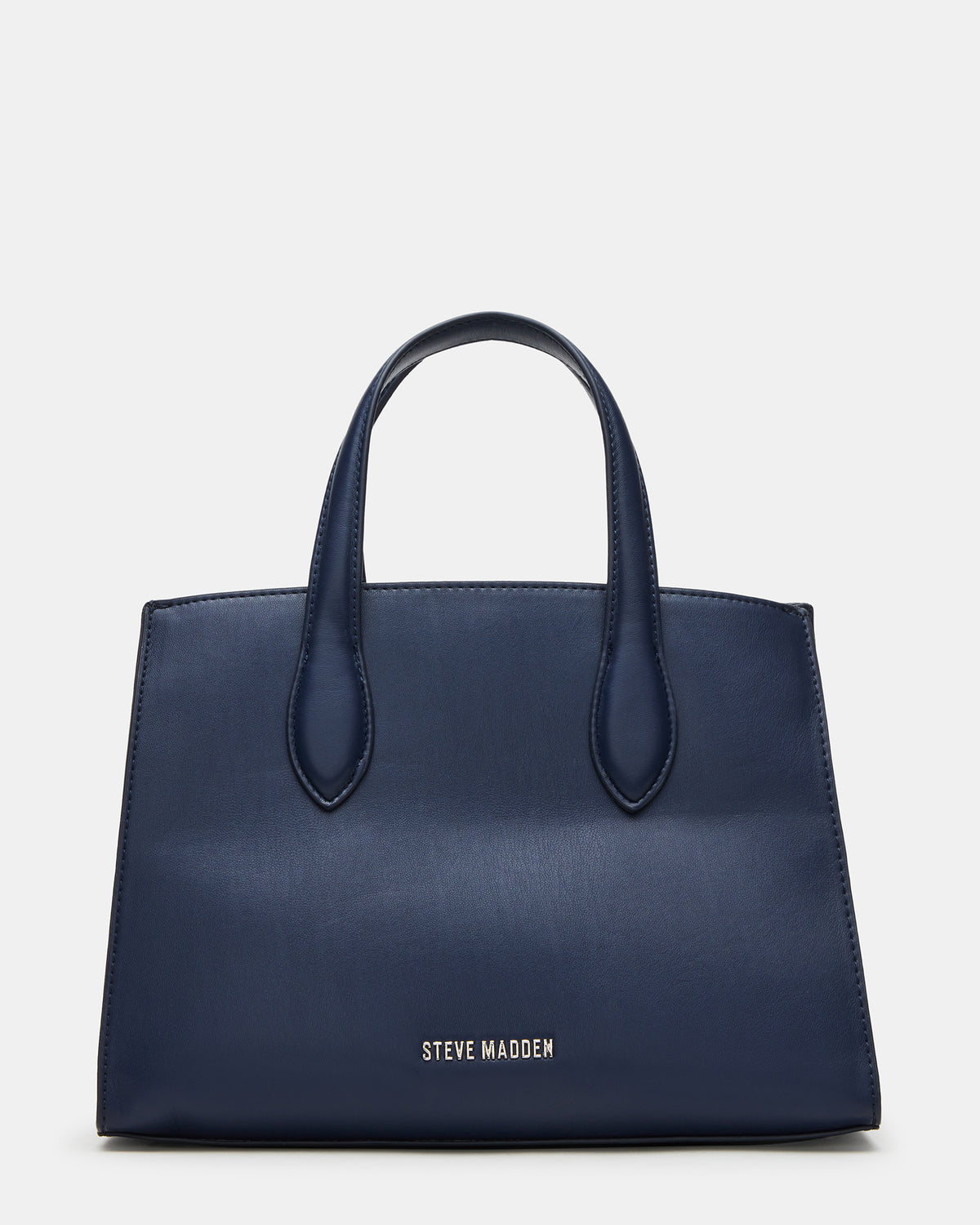 CALLEB Bag Navy Structured Tote Crossbody Handbag | Steve Madden US