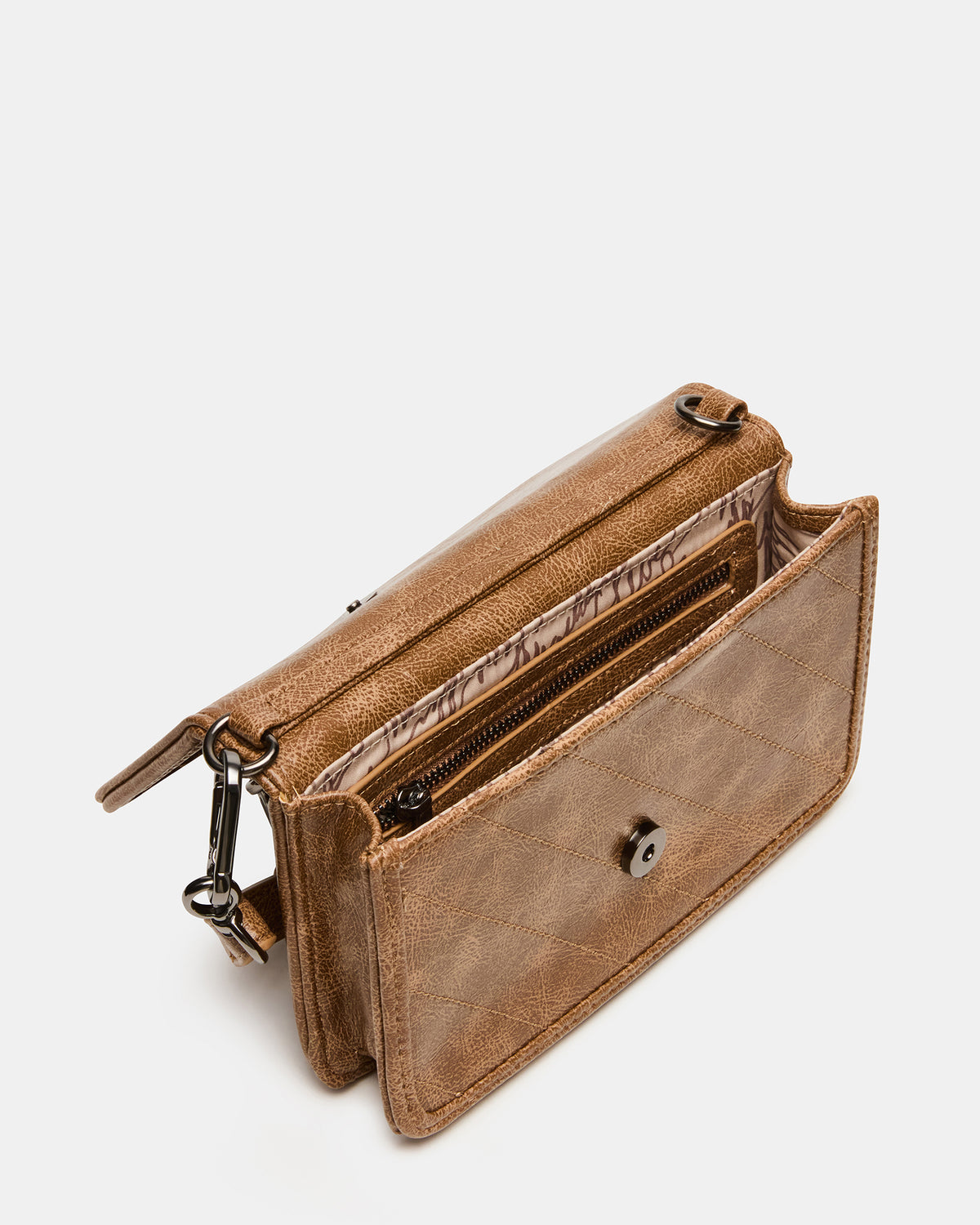RELAX Bag Pecan Logo Chain Strap Crossbody Handbag | Steve Madden outlet