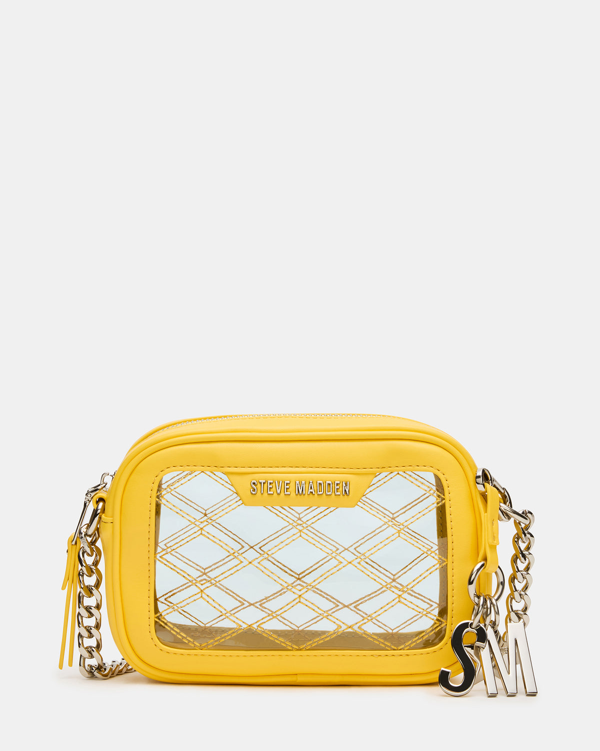 JELLY Bag Yellow Clear Camera Crossbody Handbag | Steve Madden Sale