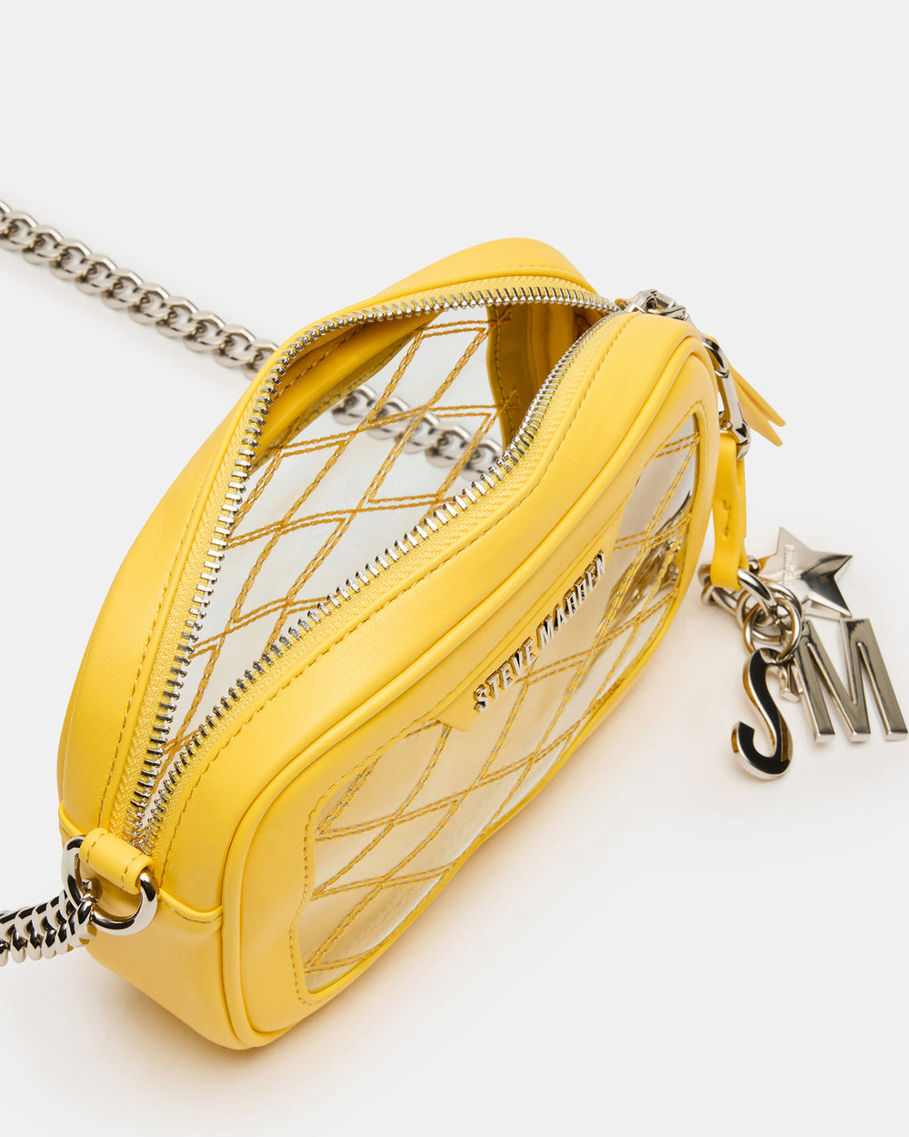 JELLY Bag Yellow Clear Camera Crossbody Handbag | Steve Madden Sale