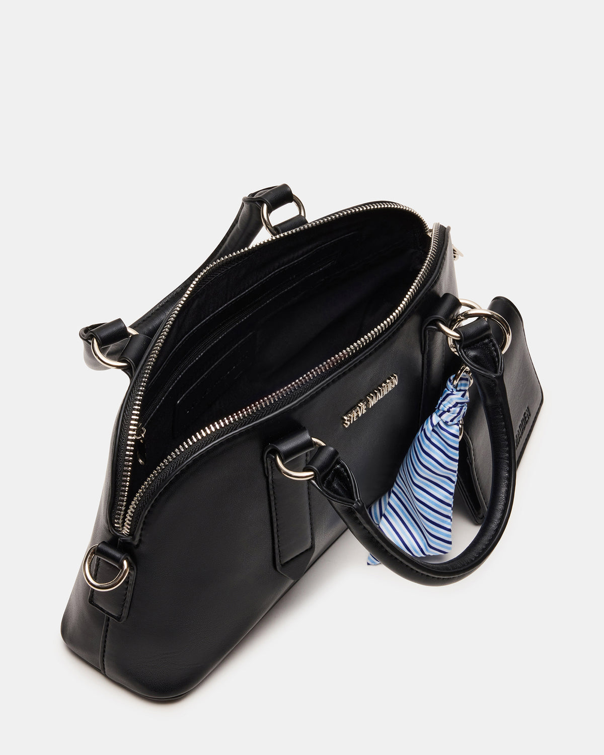 CALLY Bag Black Dome Satchel Top-Handle Crossbody Women's Handbag | Steve Madden near me