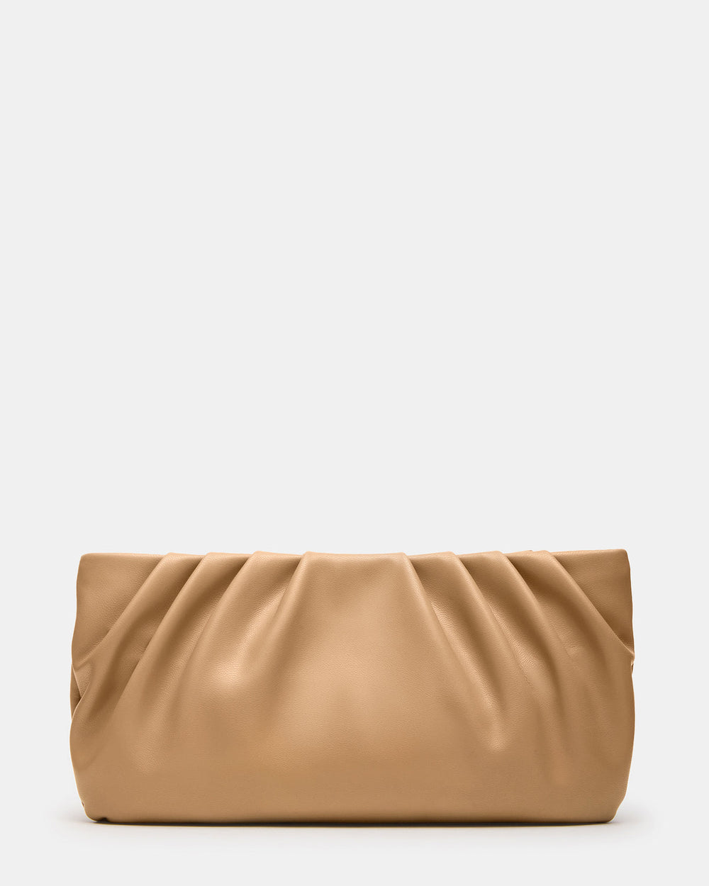 NIKA Chestnut Women's Pleated Crossbody Clutch Handbag | Steve Madden discount