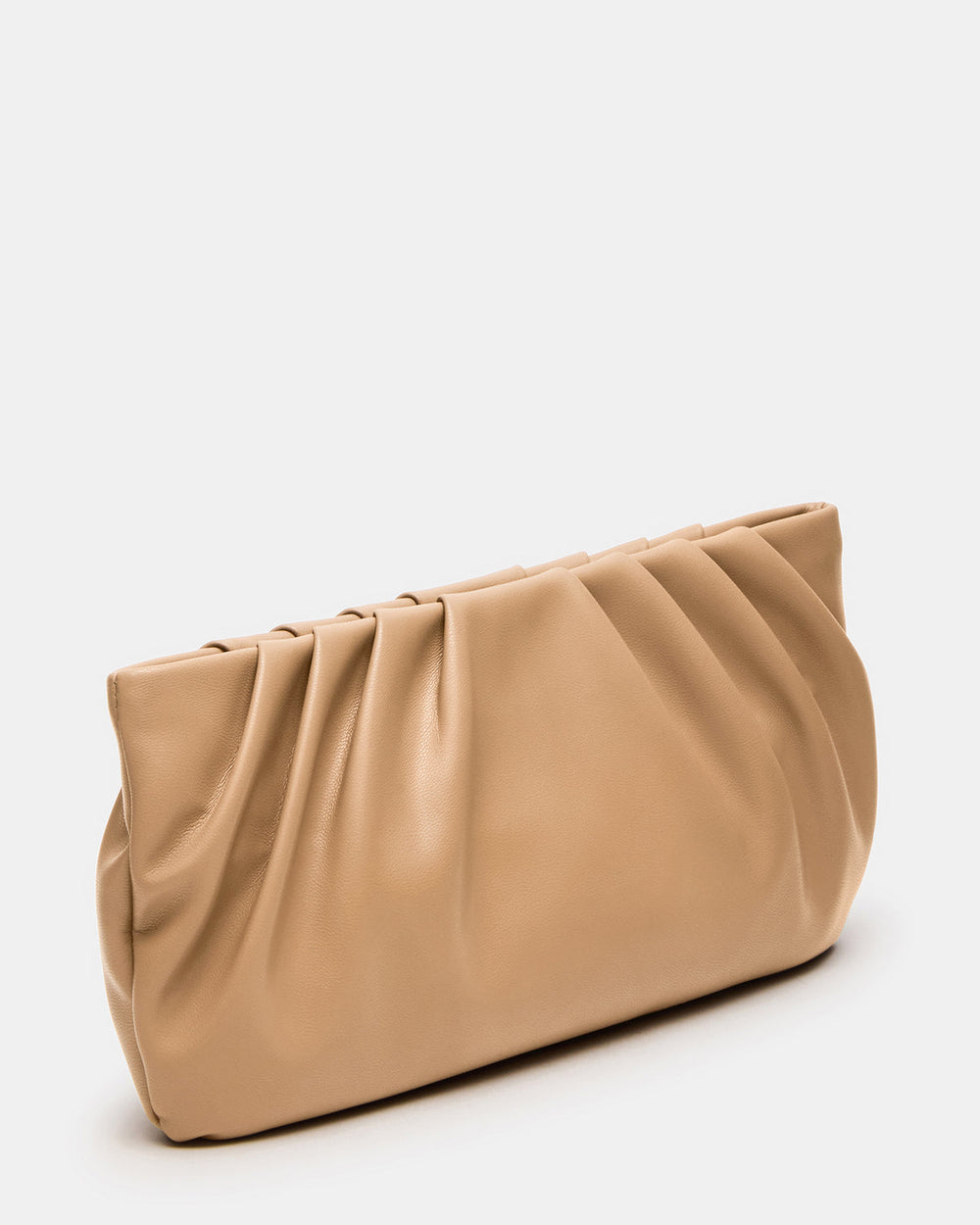NIKA Chestnut Women's Pleated Crossbody Clutch Handbag | Steve Madden discount