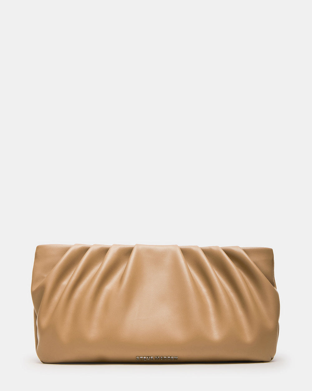 NIKA Chestnut Women's Pleated Crossbody Clutch Handbag | Steve Madden discount