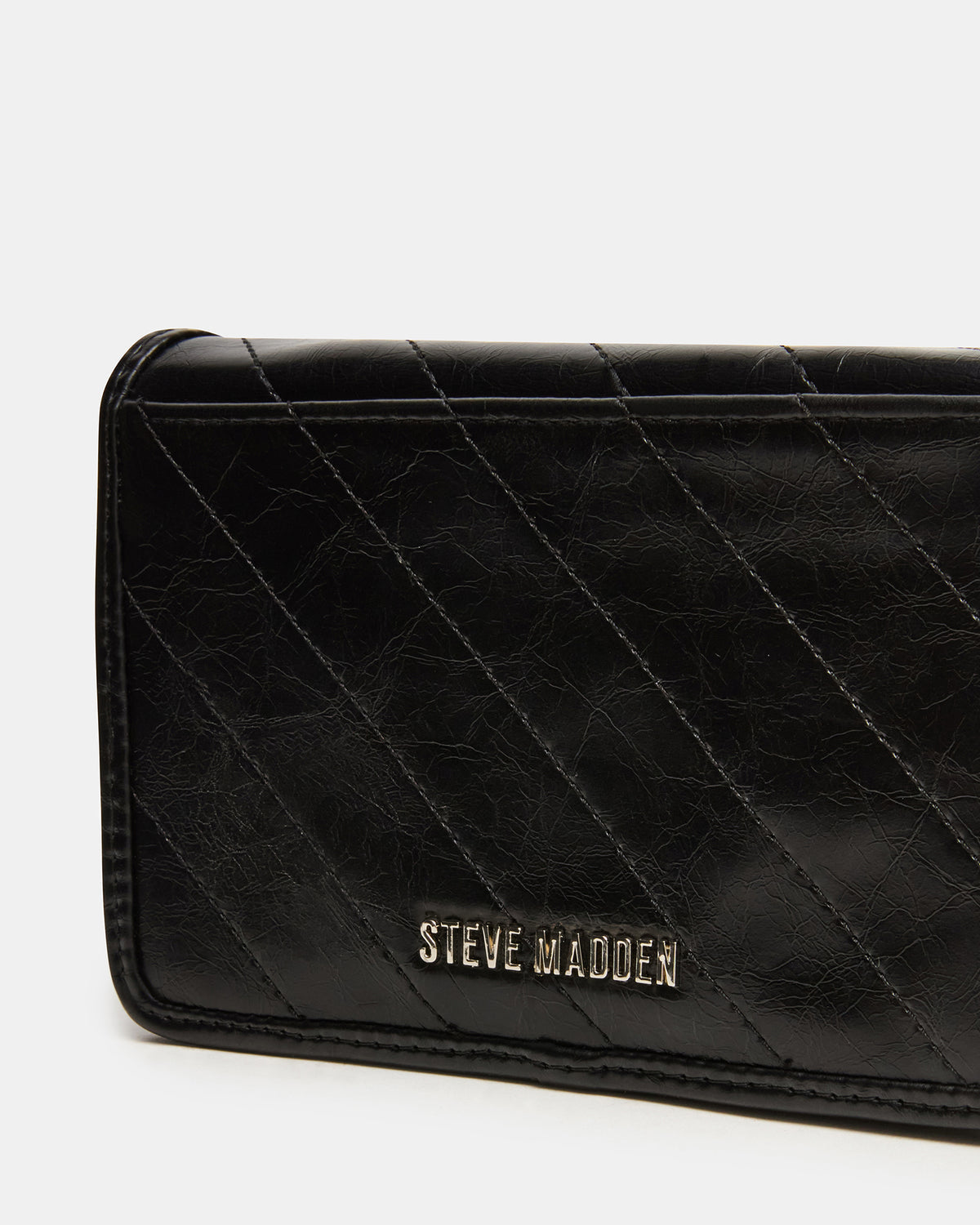 RELAX Bag Black Logo Chain Strap Crossbody Handbag | Steve Madden US