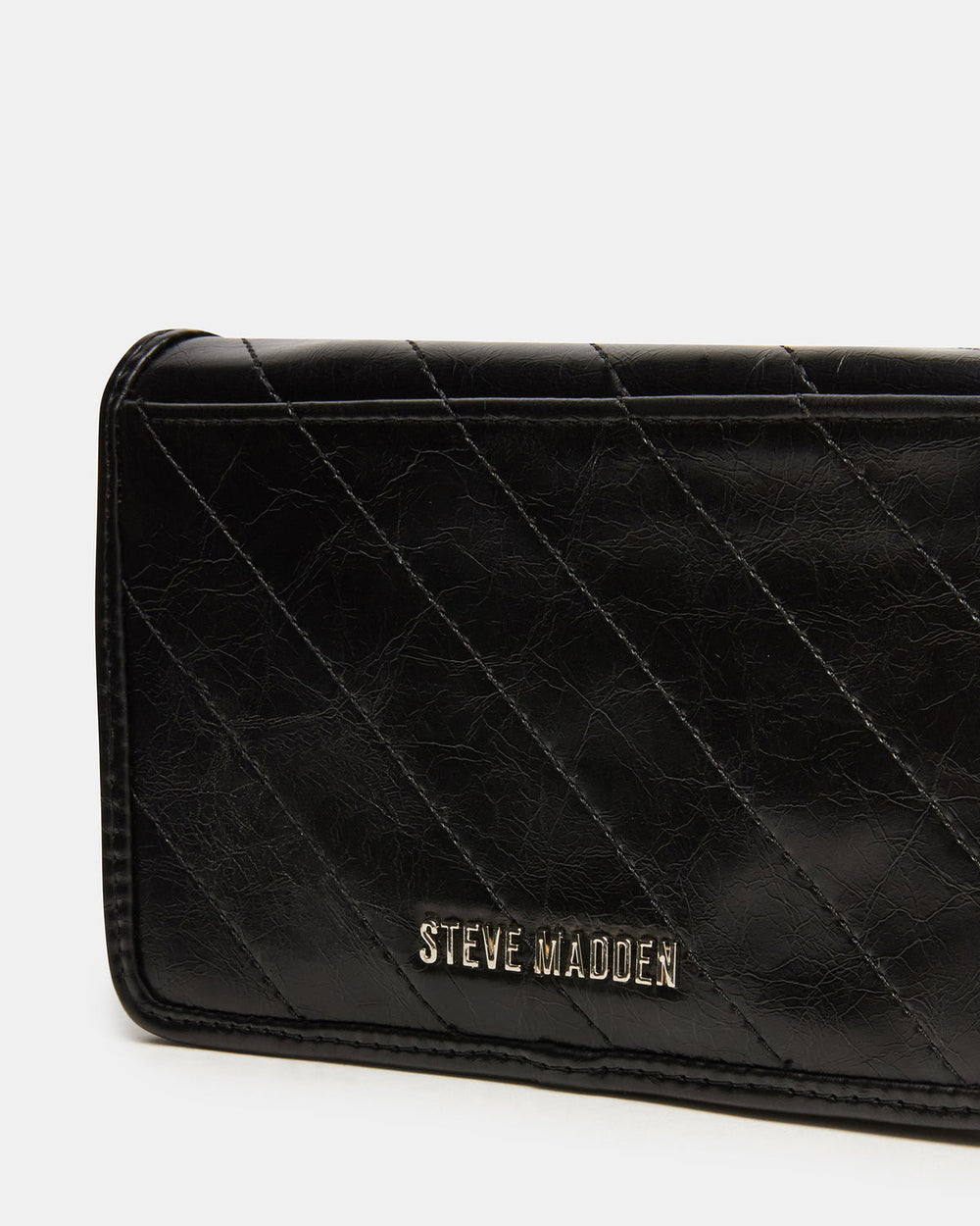 RELAX Bag Black Logo Chain Strap Crossbody Handbag | Steve Madden US