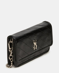 RELAX Bag Black Logo Chain Strap Crossbody Handbag | Steve Madden US