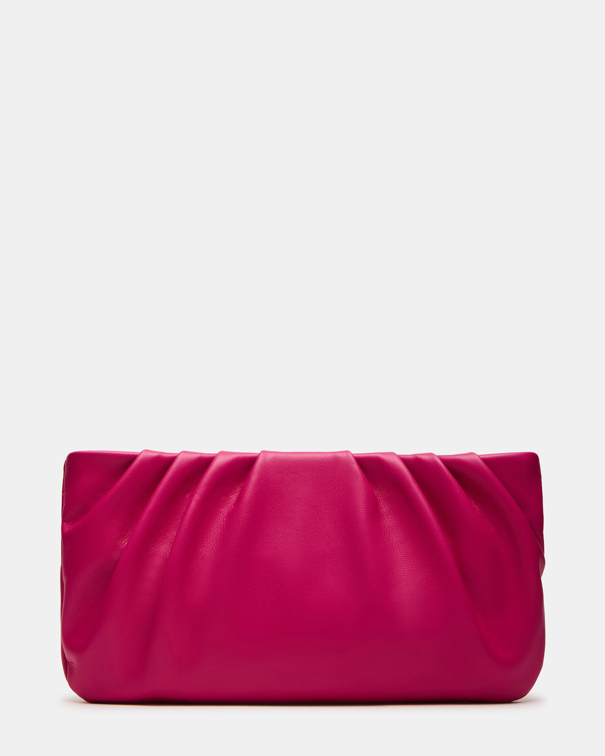 NIKA Fuchsia Women's Pleated Crossbody Clutch Handbag | Steve Madden for Sale