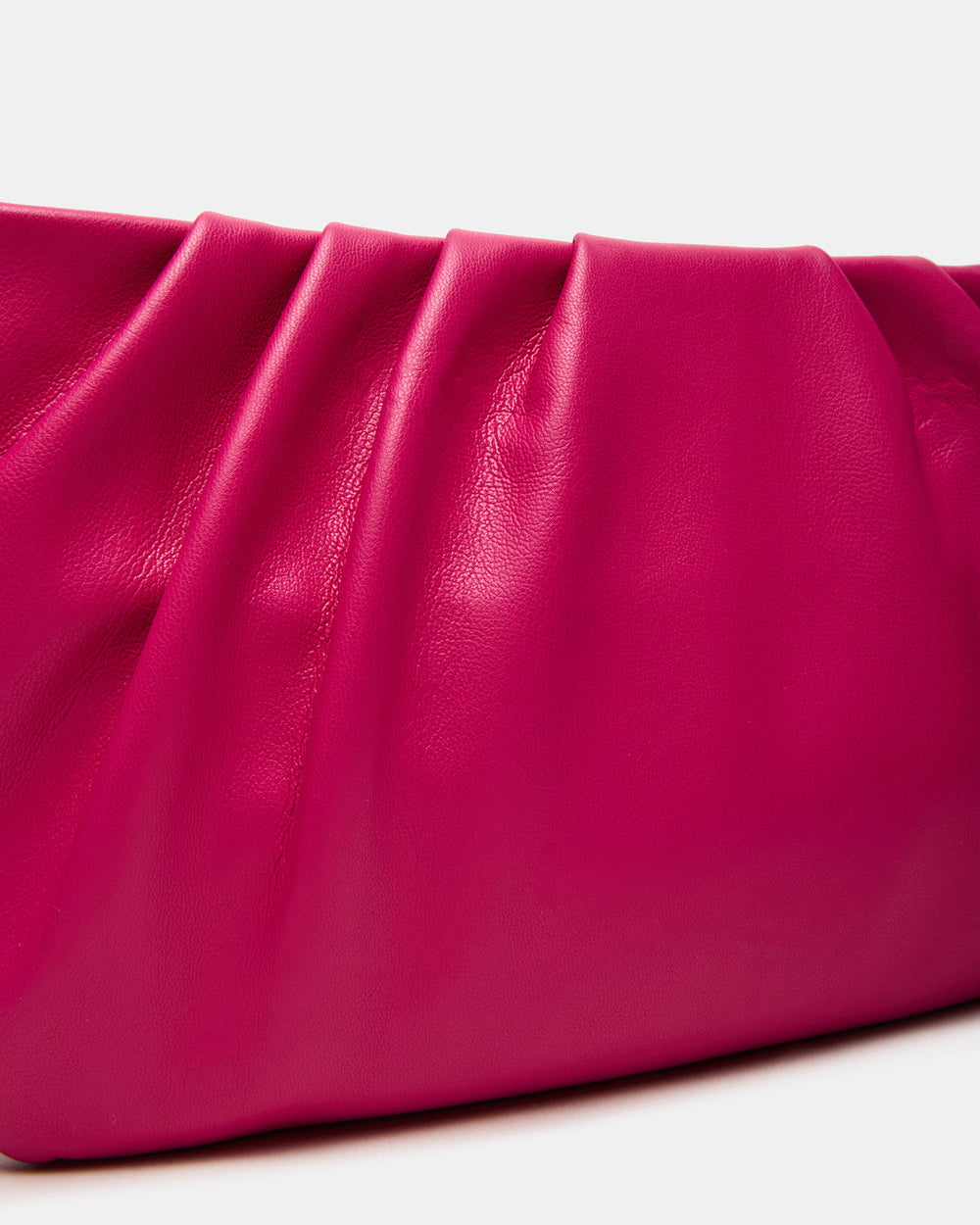 NIKA Fuchsia Women's Pleated Crossbody Clutch Handbag | Steve Madden for Sale
