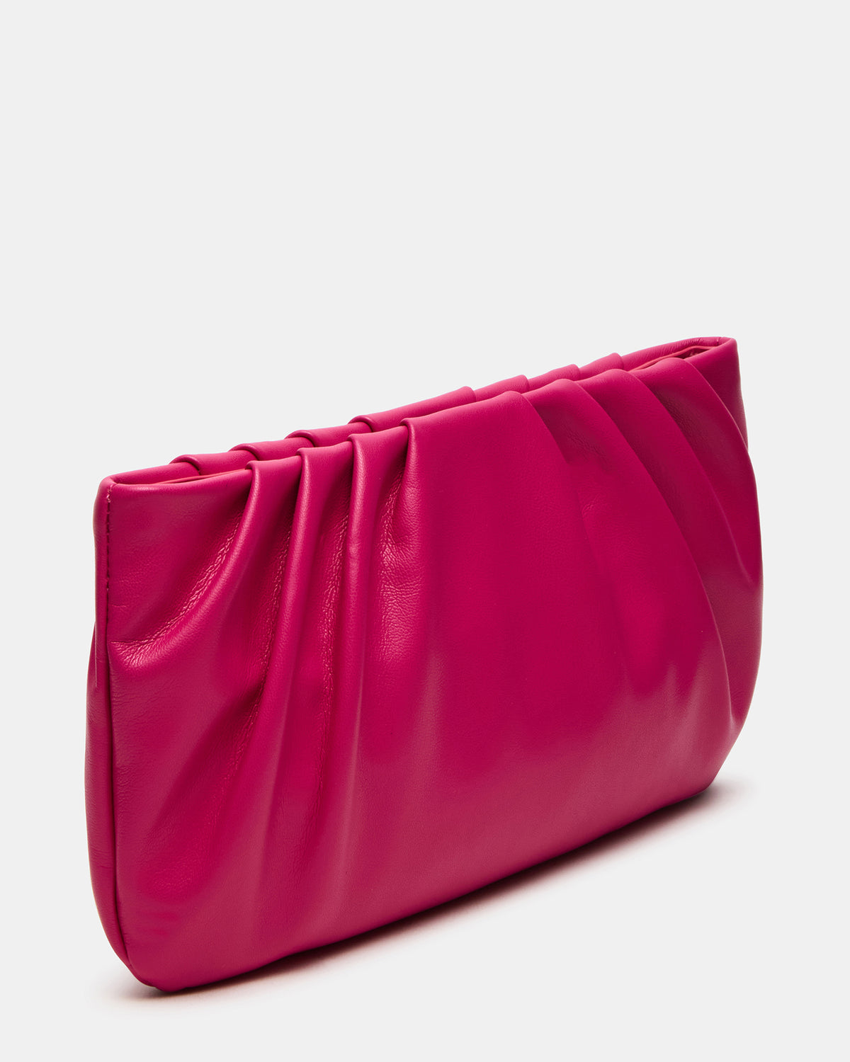 NIKA Fuchsia Women's Pleated Crossbody Clutch Handbag | Steve Madden for Sale