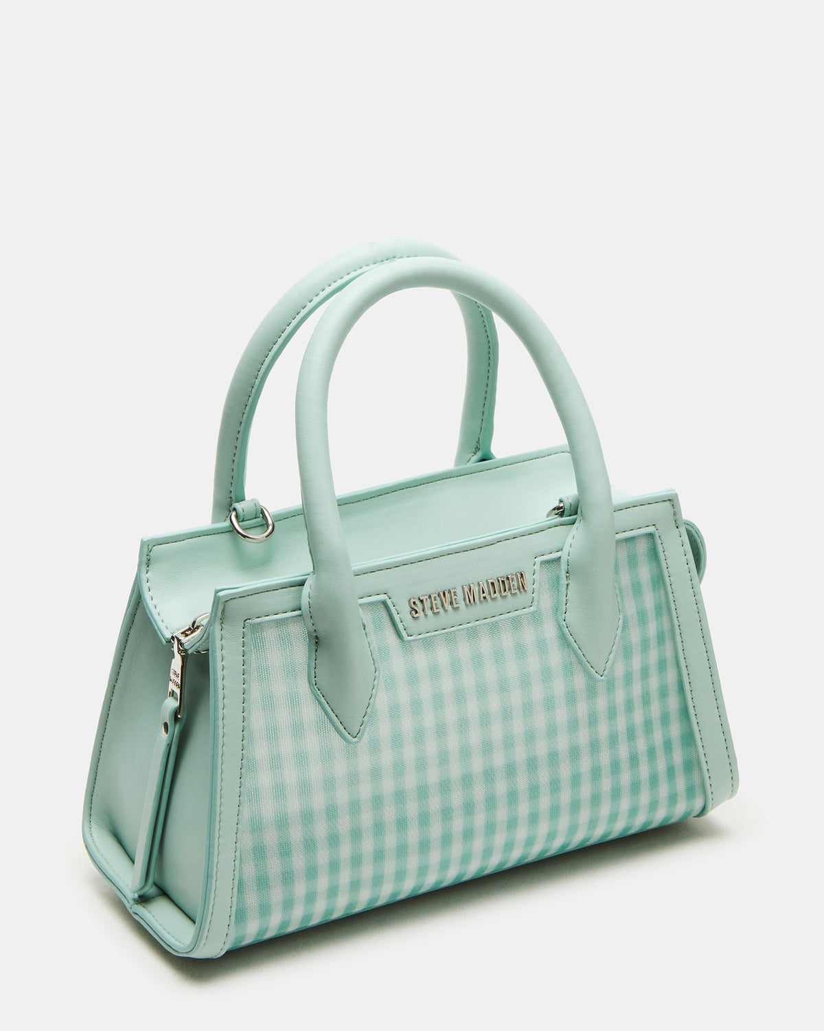 PEACHY Green Multi Women's Mini Top-Handle Mesh Handbag | Steve Madden on Sale
