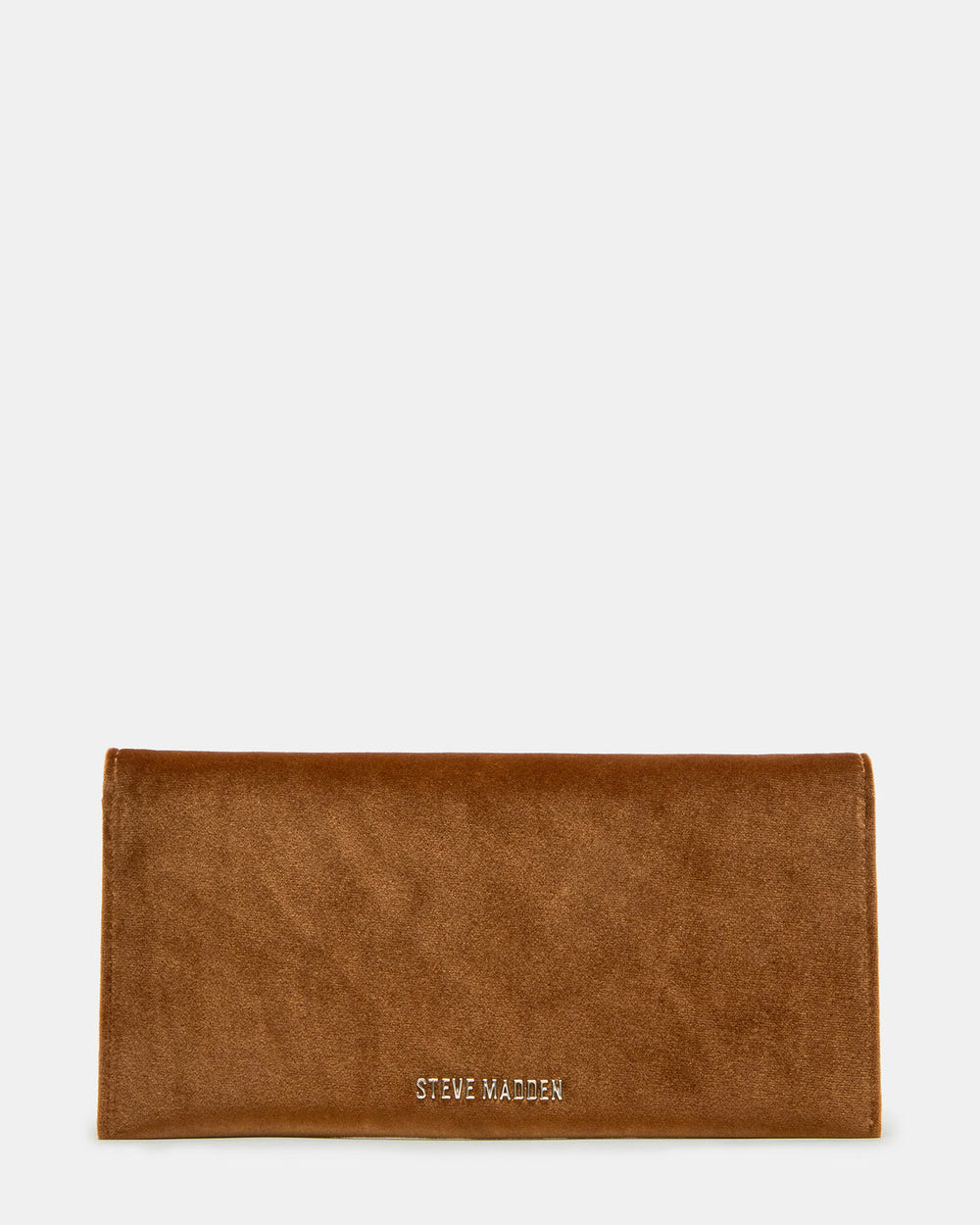 SMOOTH Bag Rust Fabric Envelope Logo Crossbody Clutch Handbag | Steve Madden near me
