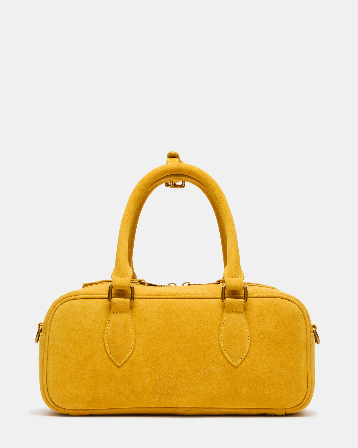 MERIT Bag Mustard Suede Top-Handle Satchel Crossbody Handbag | Steve Madden discount