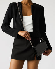 JULIANA Bag Black Patent Crossbody Clutch Handbag | Steve Madden online