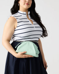HAILEE Light Green Women's Soft Clutch Handbag | Steve Madden on Sale