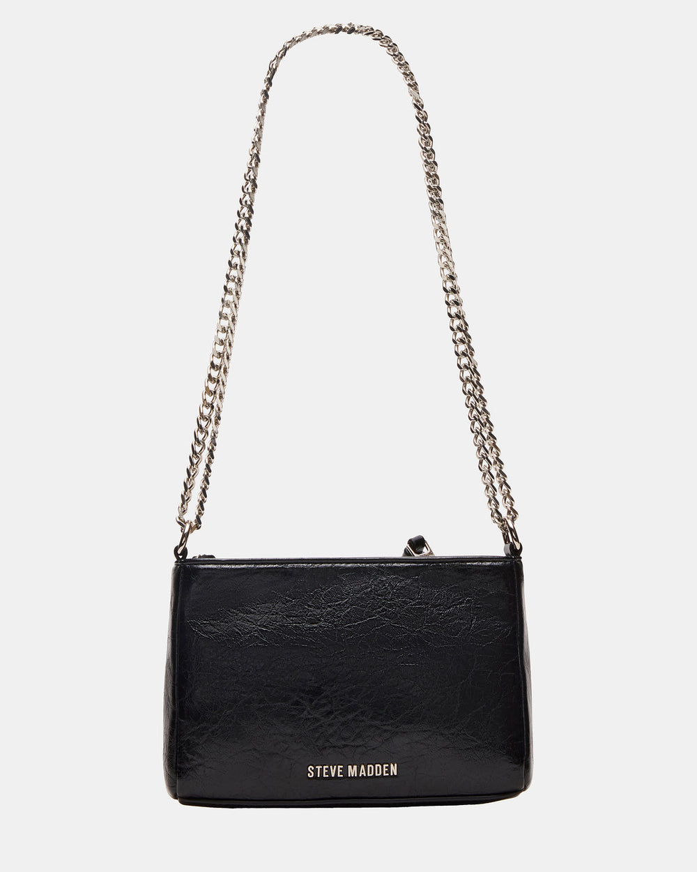 SKY Bag Black/Silver Moto Rhinestone Embellished Stud Crossbody Handbag | Steve Madden near me