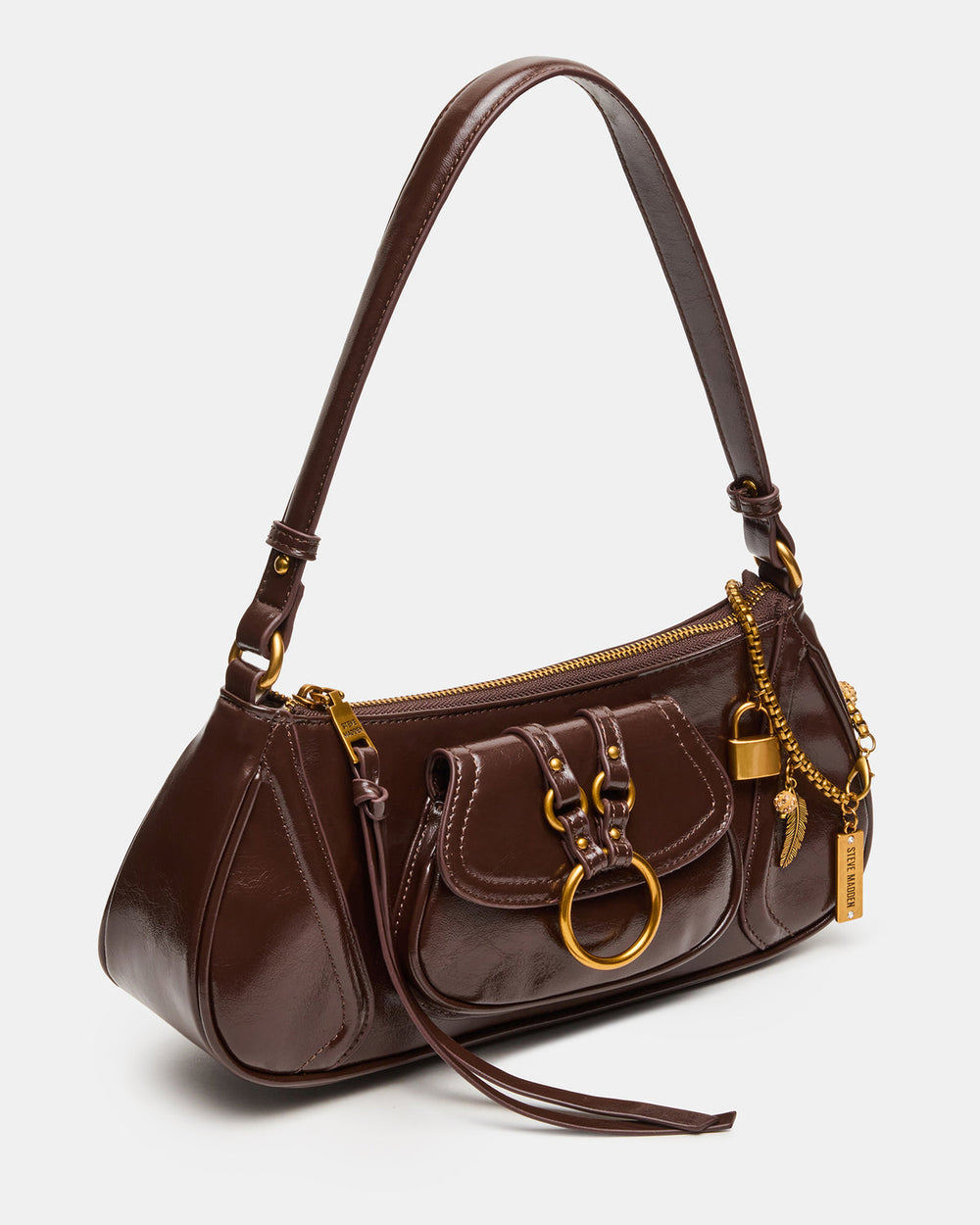 LUXXAR Bag Brown Shoulder Strap Boho-Inspired Handbag | Steve Madden US