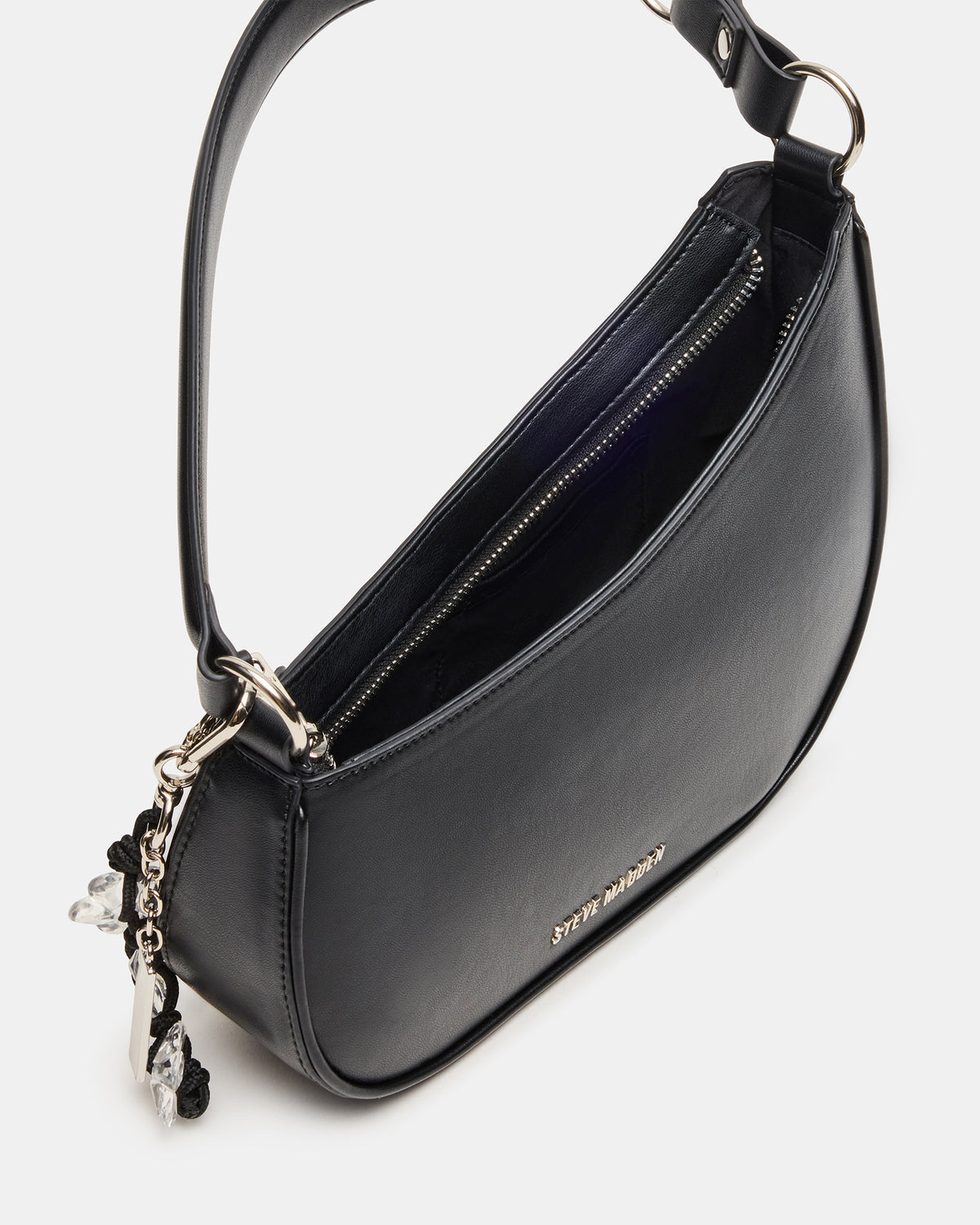MUSEE Bag Black Asymmetrical Shoulder Strap Handbag | Steve Madden for Sale