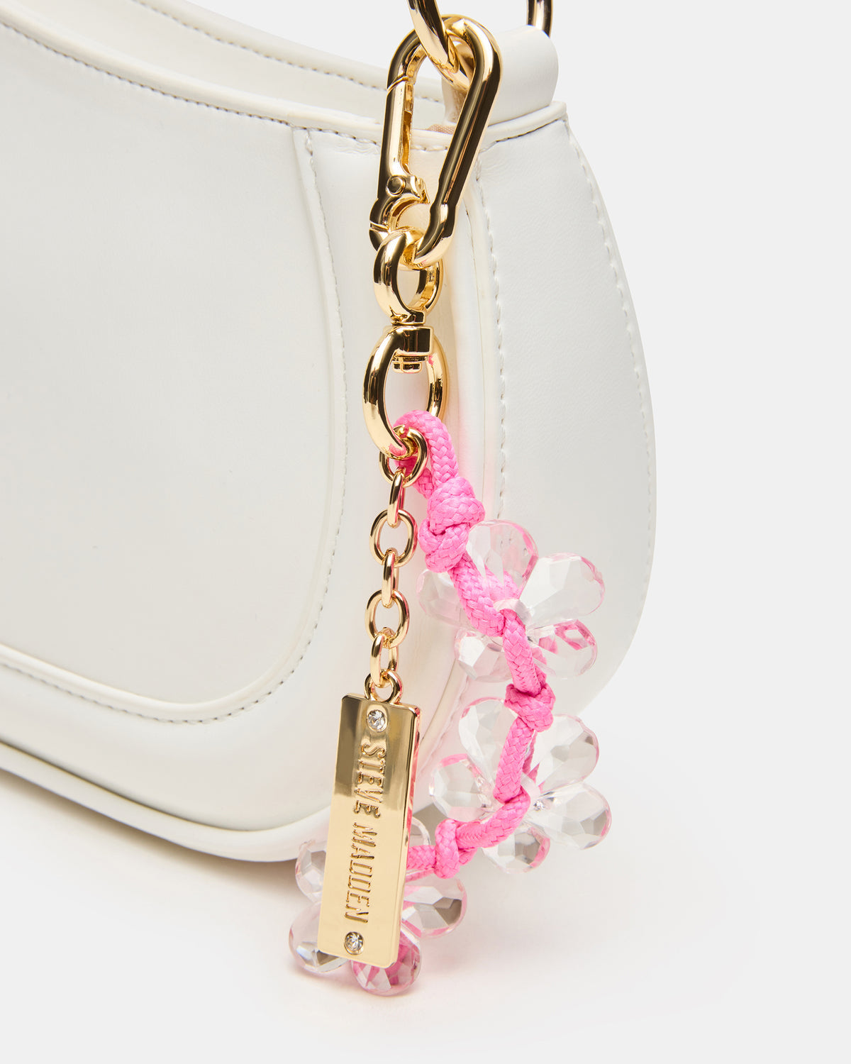 MUSEE Bag White Asymmetrical Shoulder Strap Handbag | Steve Madden US