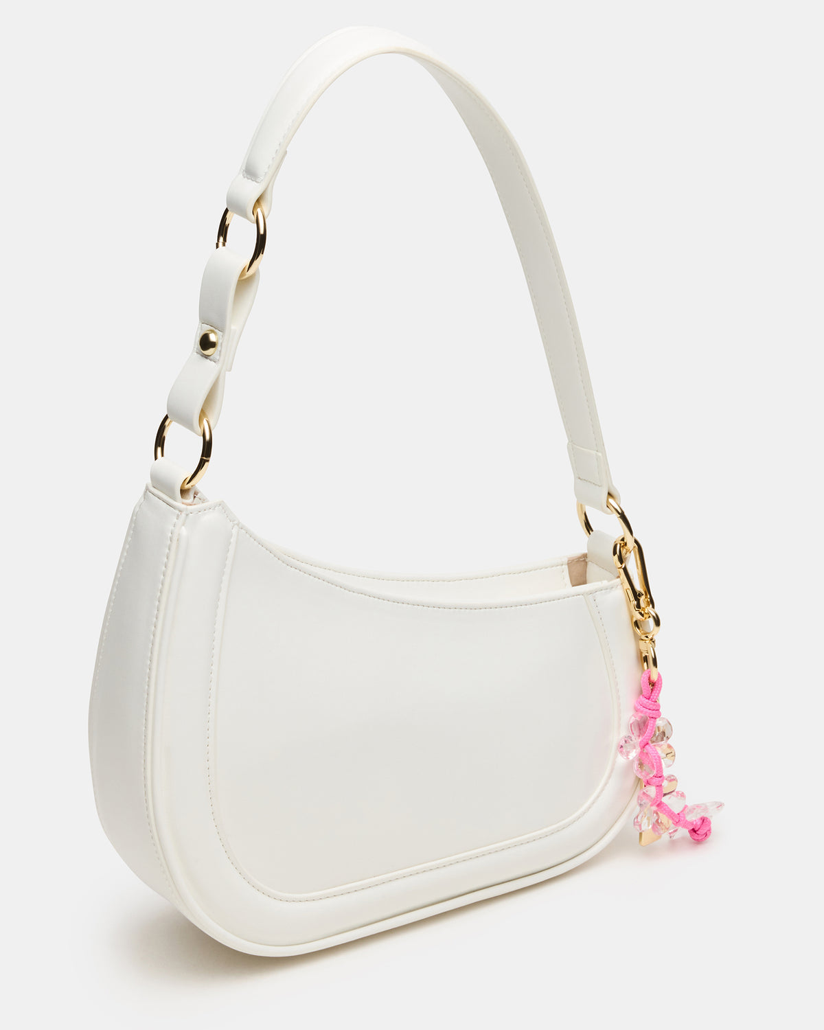 MUSEE Bag White Asymmetrical Shoulder Strap Handbag | Steve Madden US