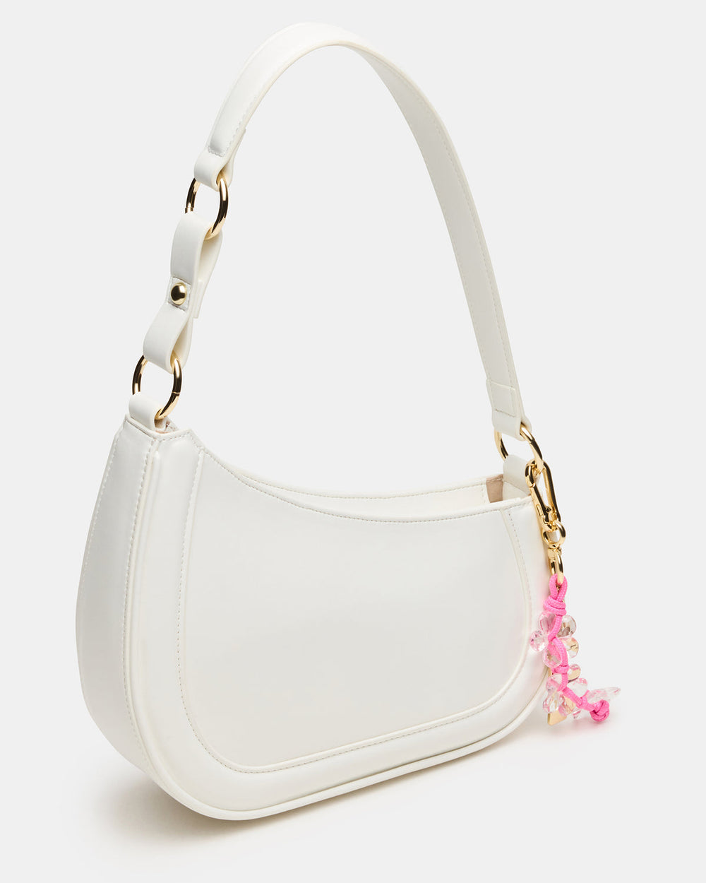 MUSEE Bag White Asymmetrical Shoulder Strap Handbag | Steve Madden US