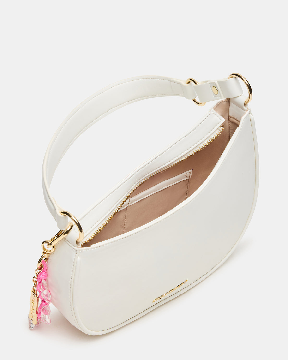 MUSEE Bag White Asymmetrical Shoulder Strap Handbag | Steve Madden US