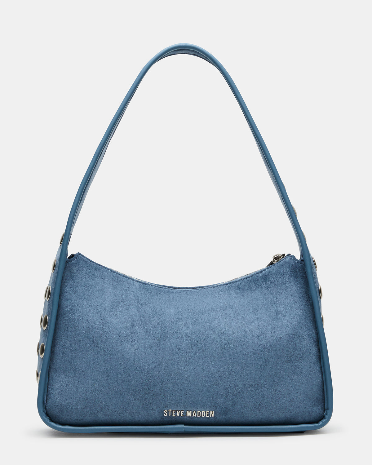 CHEYANN Bag Light Blue Hobo Dome-Studded Shoulder Strap Women's Handbag | Steve Madden Sale