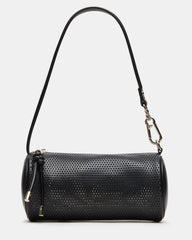 PRIYA Perforated Bag Black Mini Barrel Shoulder Handbag | Steve Madden discount