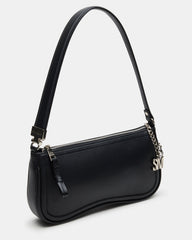 ANGEL Bag Black Top-Zipper Structured Shoulder Strap Handbag | Steve Madden outlet