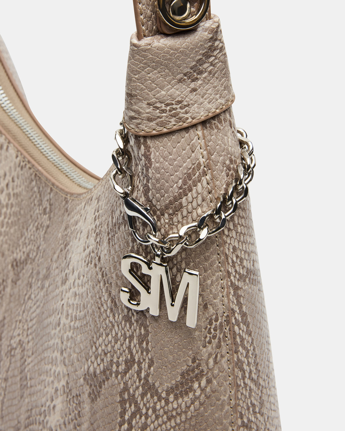 AMARI Bag Sand Snake Shoulder Strap Handbag | Steve Madden Sale