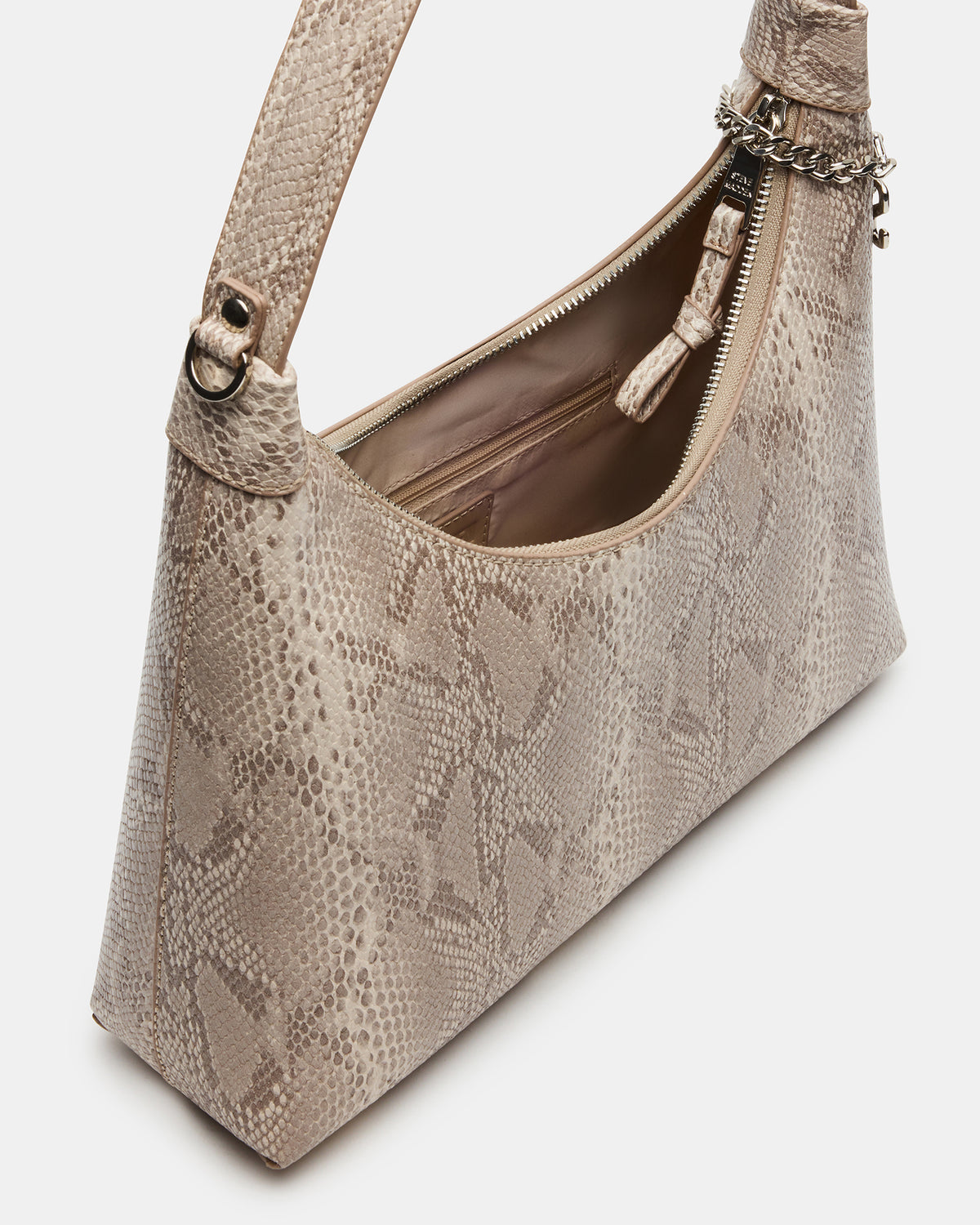 AMARI Bag Sand Snake Shoulder Strap Handbag | Steve Madden Sale