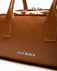 ANISE Bag Brown Cow Print Elongated Shoulder Strap Handbag | Steve Madden near me