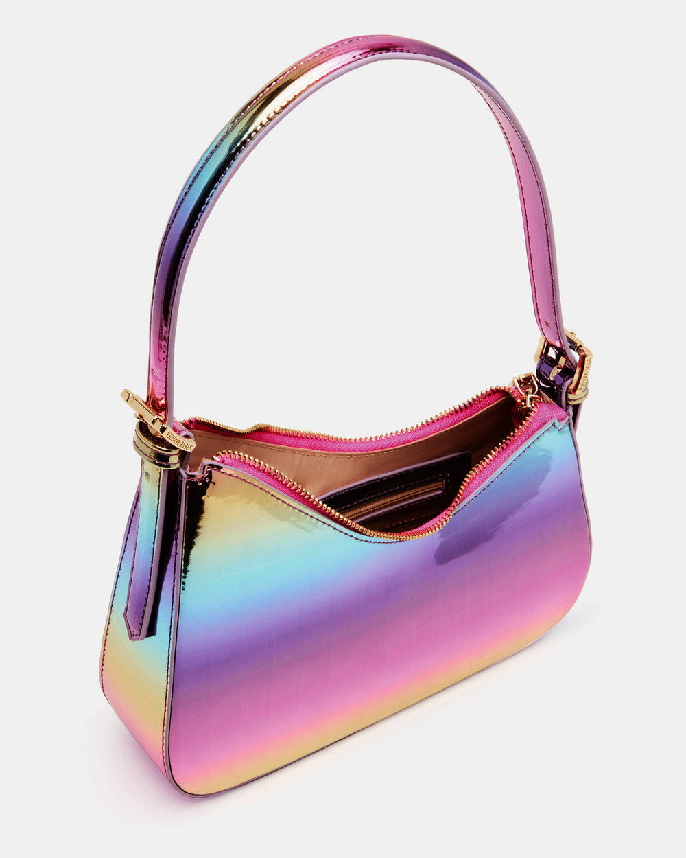 SMITH Bag Metallic Multi Asymmetric Shoulder Handbag | Steve Madden online