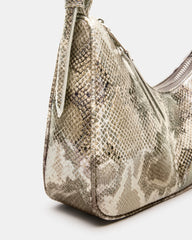 SMITH Bag Silver Snake Asymmetric Shoulder Handbag | Steve Madden for Sale