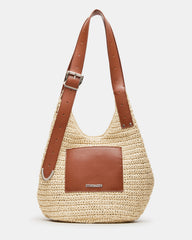 HIPPEE Cognac Multi Women's Belt Tip Buckle Shoulder Strap Bag | Steve Madden outlet