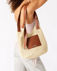 HIPPEE Cognac Multi Women's Belt Tip Buckle Shoulder Strap Bag | Steve Madden outlet
