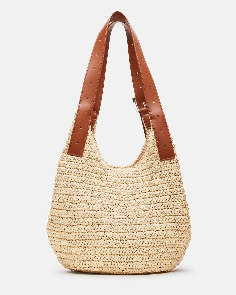HIPPEE Cognac Multi Women's Belt Tip Buckle Shoulder Strap Bag | Steve Madden outlet