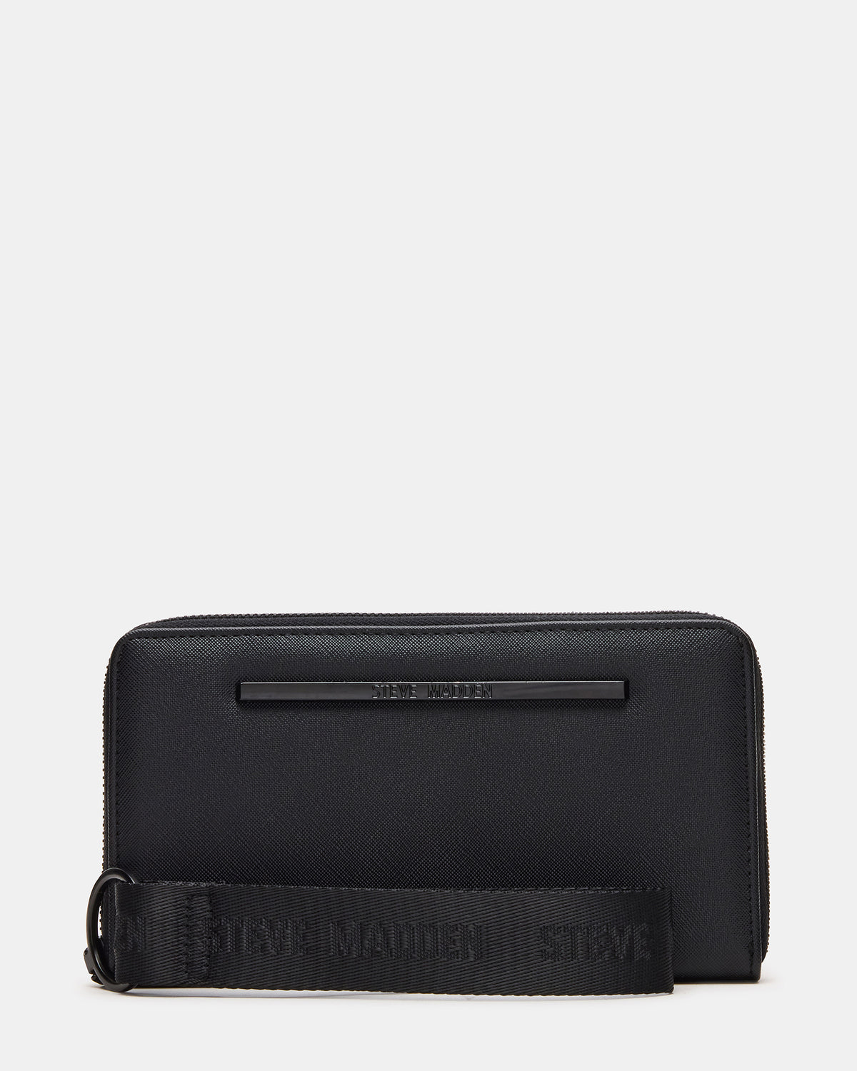 ZIP Wallet Black Zipper Cloure Wristlet Wallet | Steve Madden Sale