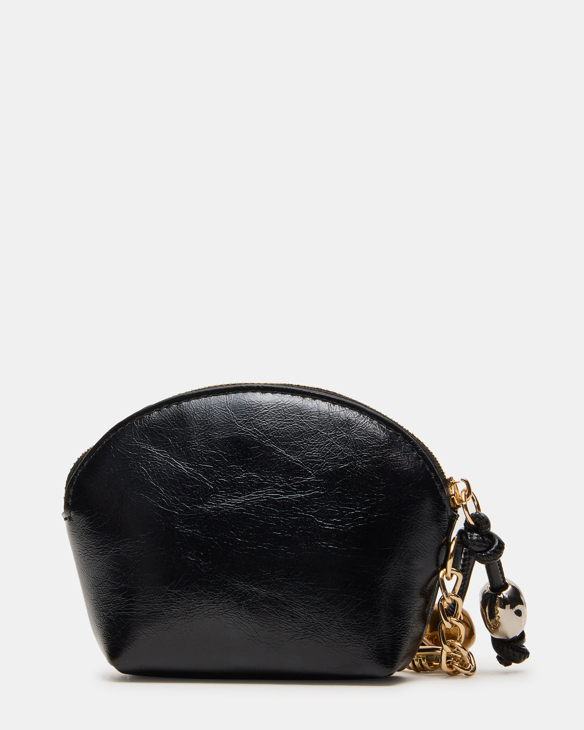 CASSIDI Wallet Black Dome-Shaped Card Holder | Steve Madden online