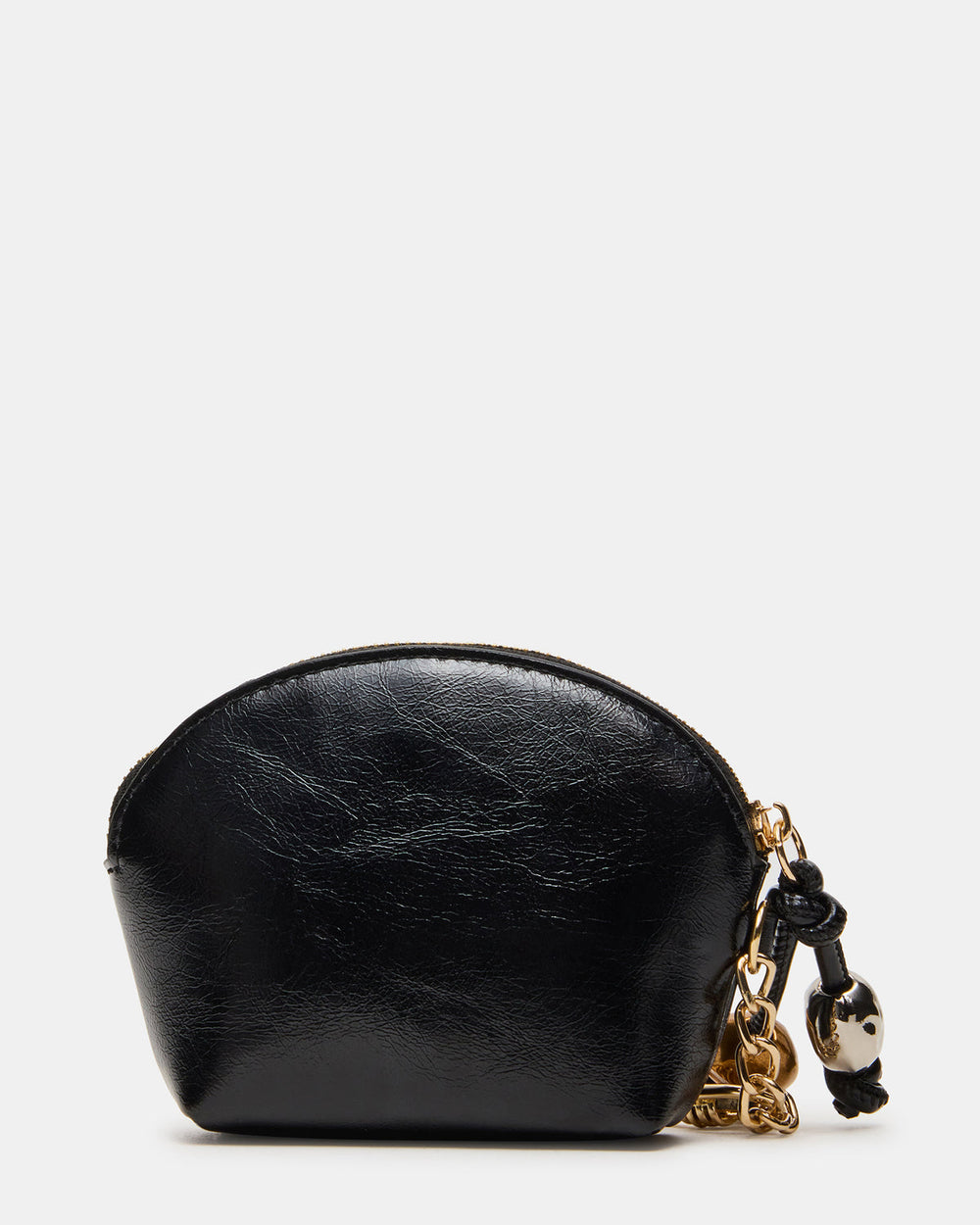 CASSIDI Wallet Black Dome-Shaped Card Holder | Steve Madden online