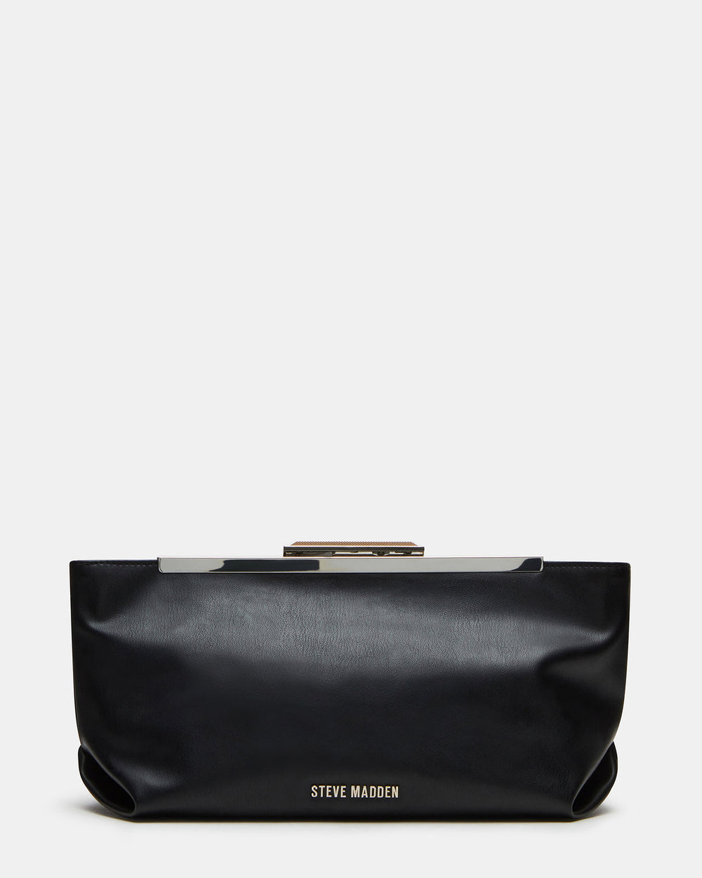 ANTONI Soft Oversized Clutch Bag Black | Women's Handbags | Steve Madden US