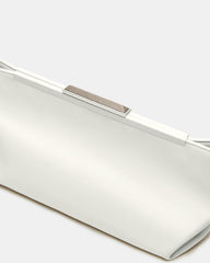 ANTONI Soft Oversized Clutch Bag Off-White | Women's Handbags | Steve Madden outlet