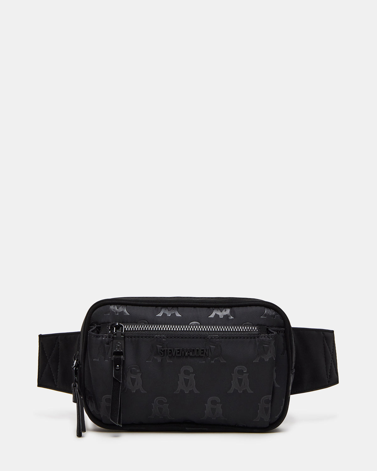 LIND Black/Black Women's Adjustable Belt Handbag | Steve Madden Sale