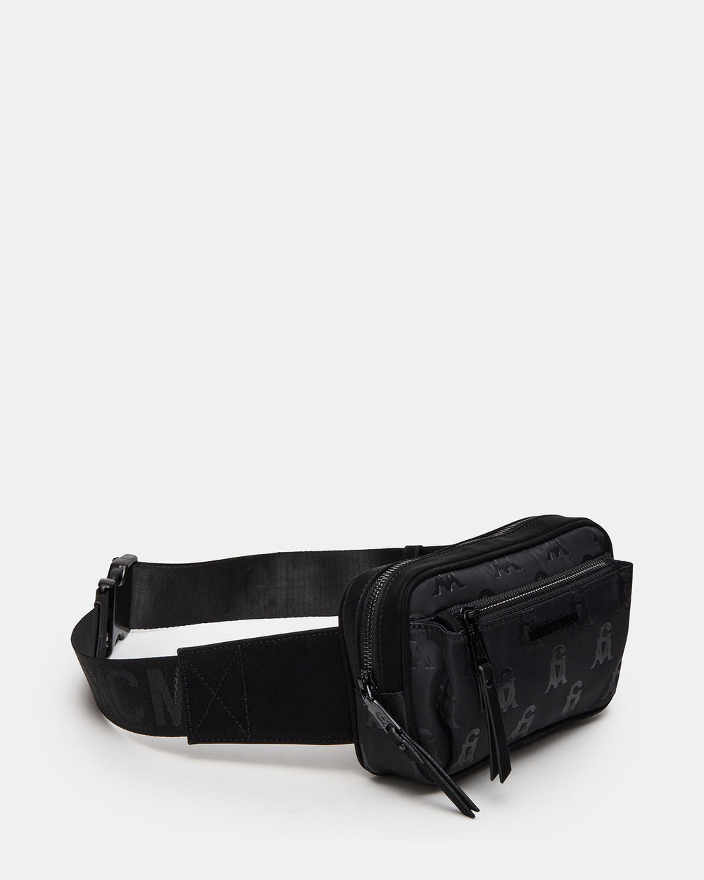 LIND Black/Black Women's Adjustable Belt Handbag | Steve Madden Sale