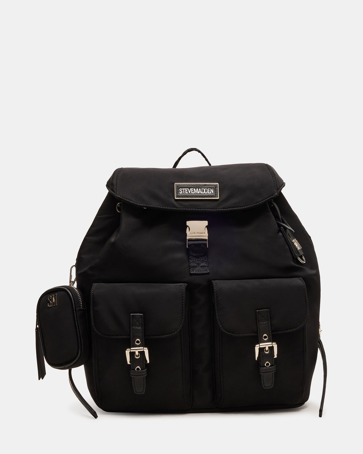 ROLO Black Women's Drawstring Backpack | Steve Madden for Sale