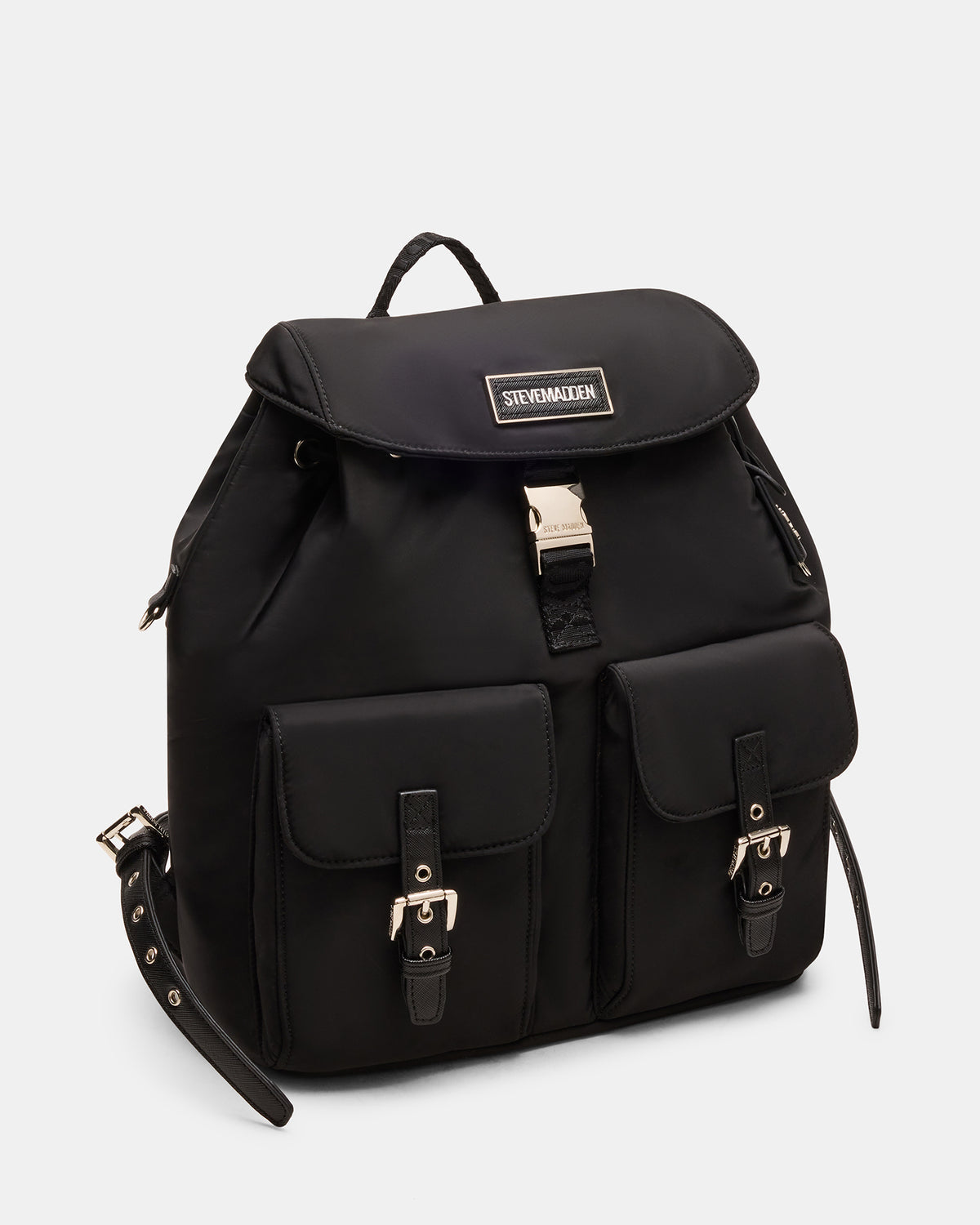 ROLO Black Women's Drawstring Backpack | Steve Madden for Sale