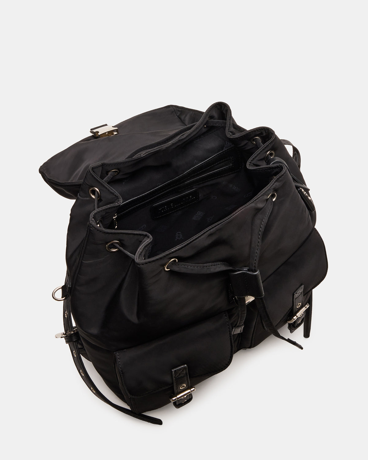 ROLO Black Women's Drawstring Backpack | Steve Madden for Sale