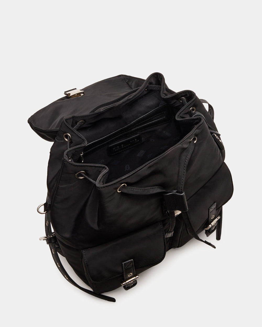 ROLO Black Women's Drawstring Backpack | Steve Madden for Sale