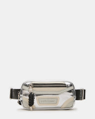 MADRIDD Belt Bag Silver | Women's Handbags | Steve Madden on Sale