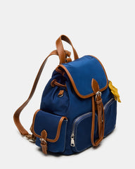 STUDIO Bag Navy Nylon Cargo Pocket Drawstring Women's Backpack Handbag | Steve Madden discount